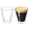 2pc Avanti Modena Twin Wall 250ml Heat Resistant Drinking Glasses Coffee Mug Cup
