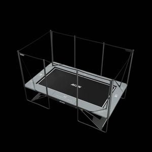 Acon X 17ft Rectangular Trampoline - Grey Edition