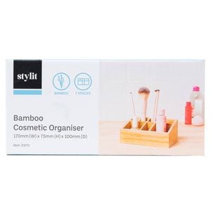 Stylit Bamboo Cosmetic Organiser