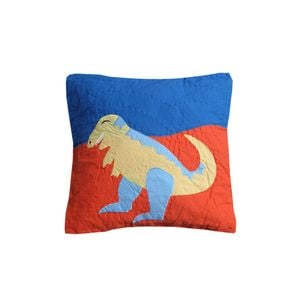 Bloomington Dinosaur Embroidered Filled Square Cushion 40 x 40 cm