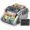 Money Counter Mixed Denomination Auto Bill Counter Multi Currency Value Count