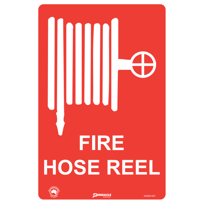 Pinnacle 300 x 200mm Poly Fire Hose Reel With Picto Sign