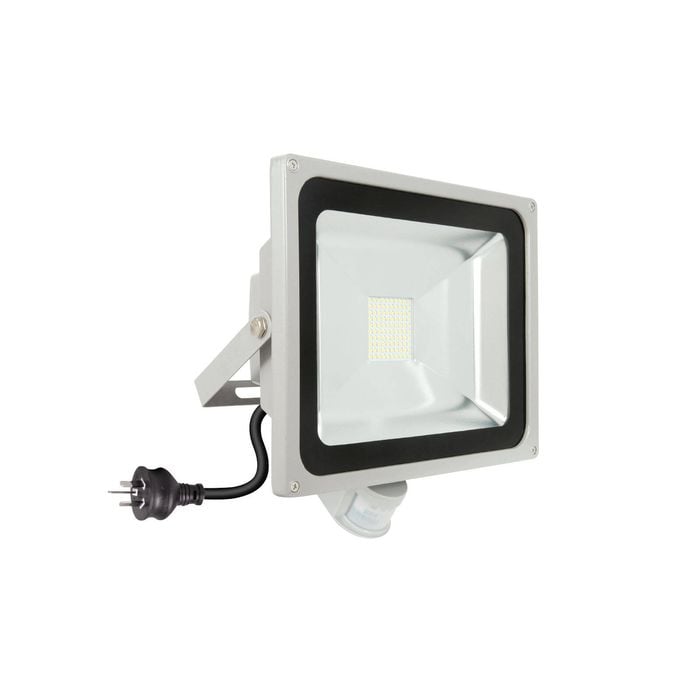 Brilliant Lighting 50W Ranger III Grey DIY LED Sensor Flood Light