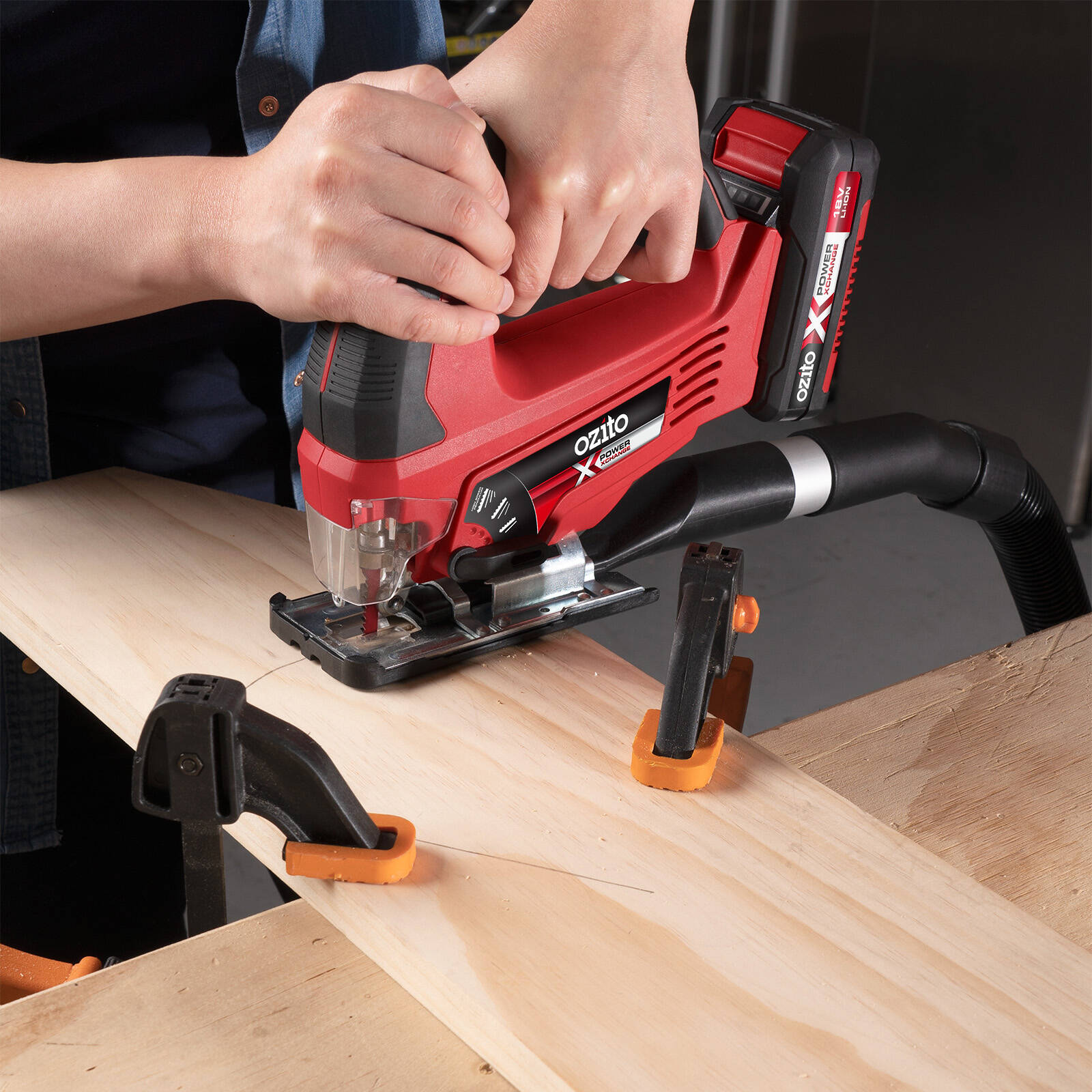 Ozito PXC 18V Compact Jigsaw PXCJS 018 Skin Only Bunnings Australia