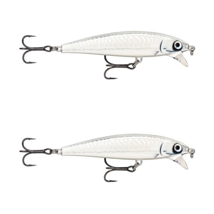 2x Rapala 10cm X Rap Magnum Cast Hard Body Casting Fishing Lures - HD Ghost