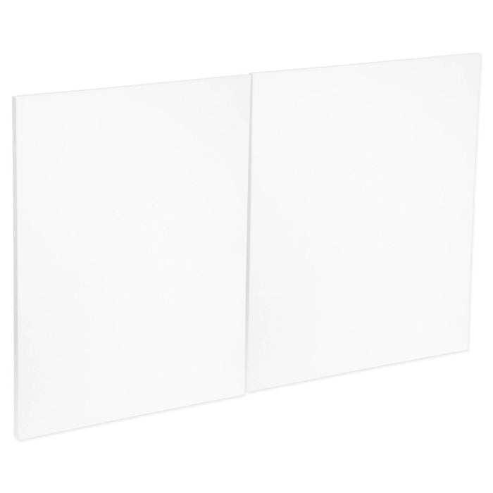Kaboodle 1000mm Sea Salt Modern Fridge Cabinet Doors - 2 Pack