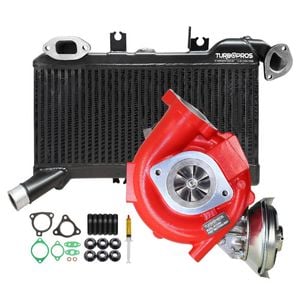 GEN1 High Flow Turbo Charger With 60mm Intercooler For Toyota LandCruiser 79 Series VDJ79R 1VD-FTV V8 4.5L