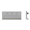 Rolltrak Satin Nickel Barn Door Track Joiner