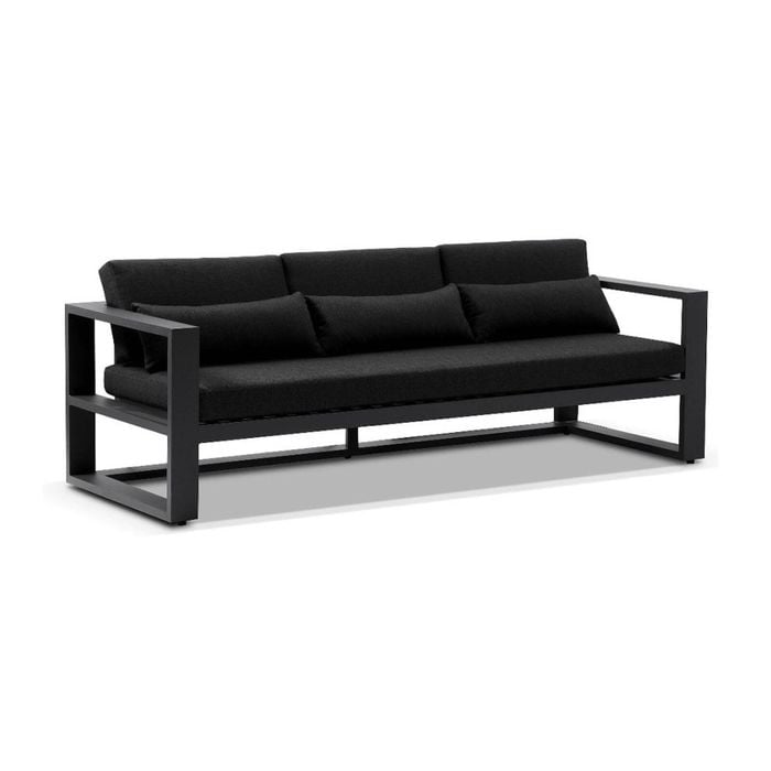 Santorini 3 Seater Outdoor Aluminium Lounge