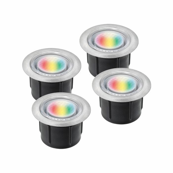 Brilliant RGB Colour Valla DIY LED Deck Light Add On Kit - 4 Pack