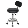 Levede Low Back Adjustable With Wheels - Black