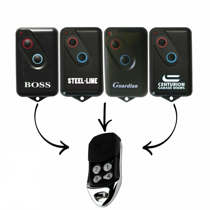 Garage Door Remote Compatible With Boss Guardian Steelline 2211l Steel-line Bht4/bol4/bol6/brd1