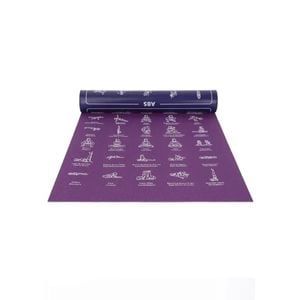 NNETM PVC Non-Slip Men's Fitness Mat for Yoga & Pilates (Purple)