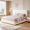 Artiss Bed Frame Beds Base RGB LED Gas Lift Queen LUMI