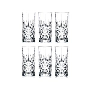 RCR Melodia Crystal Highball Tumbler Glasses 360ml - Set of 6