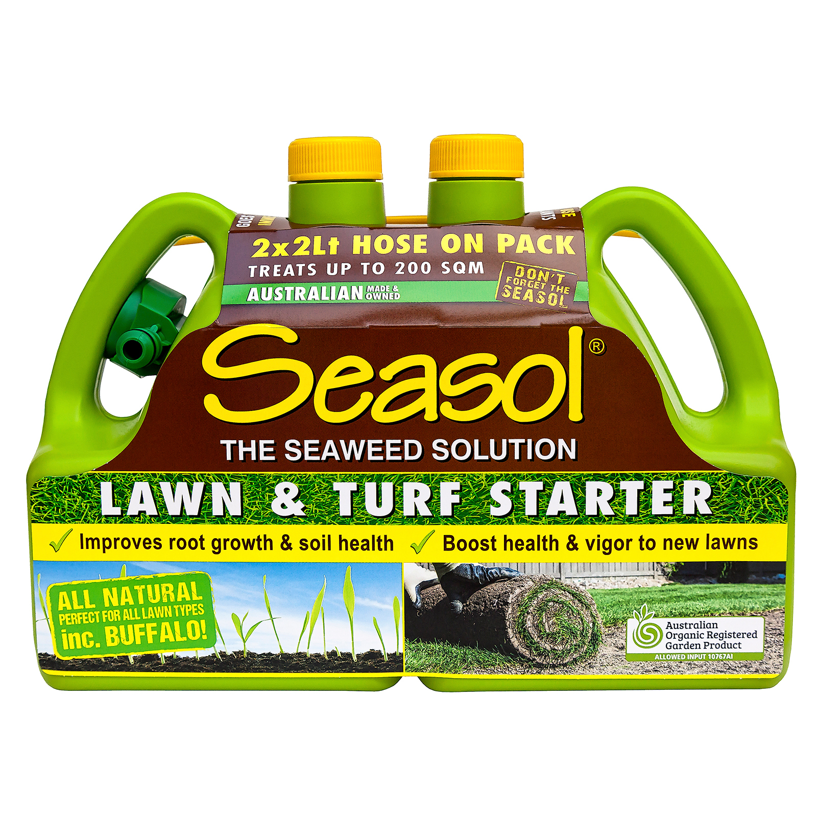 Seasol 2 x 2L Hose On Complete Garden Health Treatment - Twin Pack