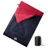 vidaXL Double Sleeping Bag with Pillows for Adults Camping 3-4 Seasons