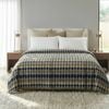 Renee Taylor Super Soft Heavy Weight Houndstooth Acrylic Mink Blanket 220x240cm