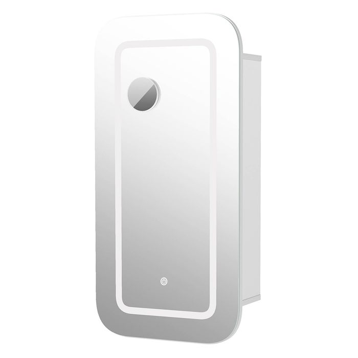 Levede Led Bathroom Mirror Cabinet - White