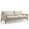 Modern Furniture VIENNA  3 Seater Sofa - Beige & Oak