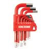 Kincrome 9 Piece Short Series Ball Point Hex Key and Wrench Set