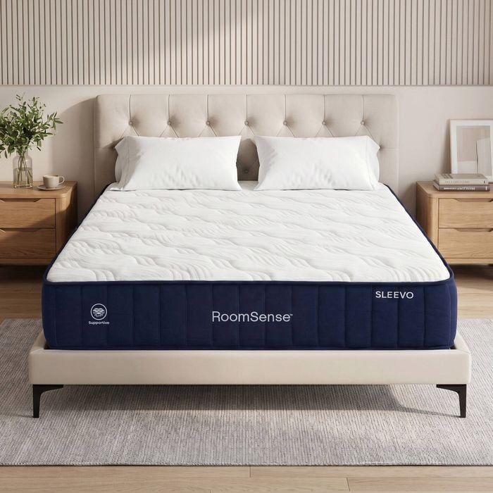 Roomsense Queen Mattress, 26cm Orthopedic Firm Mattress For Back Pain Relief