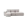 Foret 4 Seater Sofa Modular Corner Lounge Couch Fabric Right Chaise Beige