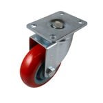 Move It 100mm 150kg Red Poly Swivel Castor