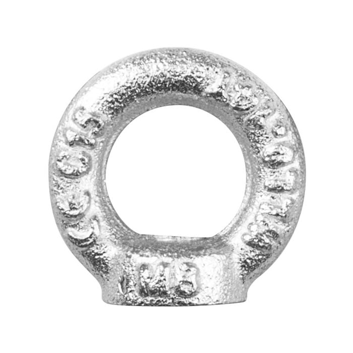 Pinnacle 35 x 37 x 8mm M8 Zinc Plated Eye Nut