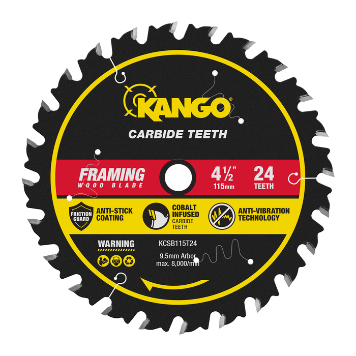 Kango 115mm 24T Wood Circular Saw Blade