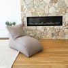 Bouclé Indoor Daybed - Taupe - For Adults And Teeanagers - For Indoor Use