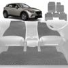 6D Diamond Car Floor Mats for Mazda CX-3 2015-Current-Full Set-Grey-Outback GT