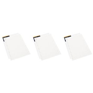 3x Filofax M2 Name Address Email Phone/fax Filler Insert Memo Personal Organiser