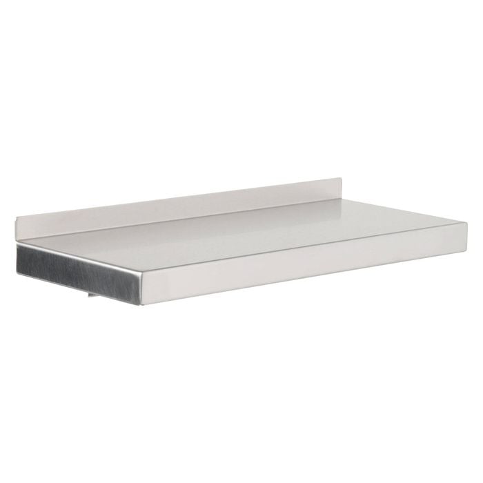 Metlam Australia 300mm x 130mm Satin Stainless Steel Utility Shelf