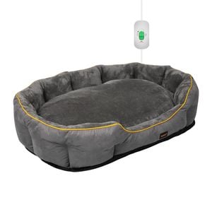 Pawz Heated Pet Bed Grey X-Large