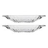 2x 4pc Porto Soda Lime Glass Dessert Banana Split Glassware Dishes - Clear