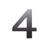 Sandleford 200mm Black Lorenzo House Number 4