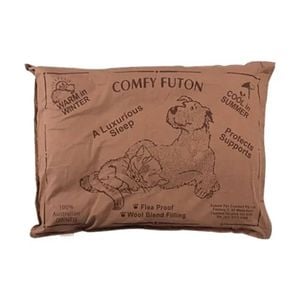 Aussie Pet Comfort Brown Wool Blend Filled Dog Bed Futon Medium