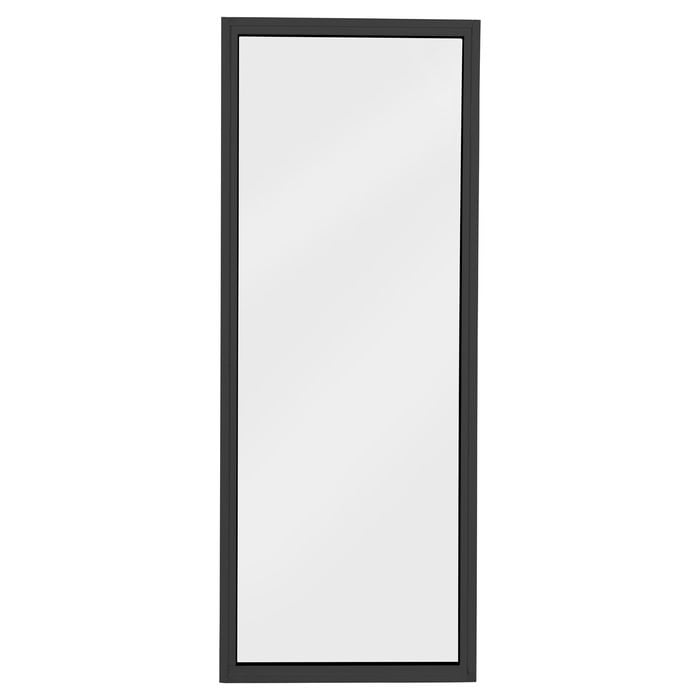 Polar     View 600 x 1545mm Black Frosted Glass Fixed Panel Double Glazed Window
