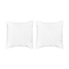 2pk Bambury Ogee Jacquard European Pillowcase White Home Bedding 65x65cm