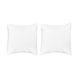 2pk Bambury Ogee Jacquard European Pillowcase White Home Bedding 65x65cm