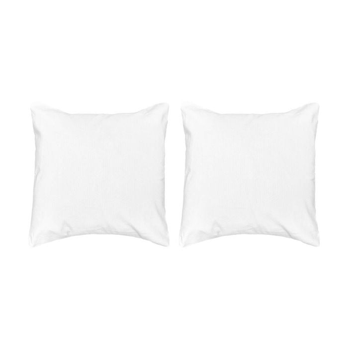 2pk Bambury Ogee Jacquard European Pillowcase White Home Bedding 65x65cm