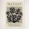 Galrie Henri Matisse Exhibition Print - Captivating Art at Berggruen & Cie (Black), White Frame, A0 84 x 119cm (33 x 47inch)