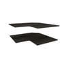 Lugna 900 x 380mm Storm Corner Adjustable Shelf - 2 Pack