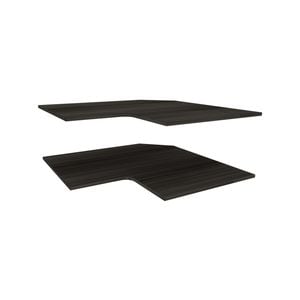 Lugna 900 x 380mm Storm Corner Adjustable Shelf - 2 Pack