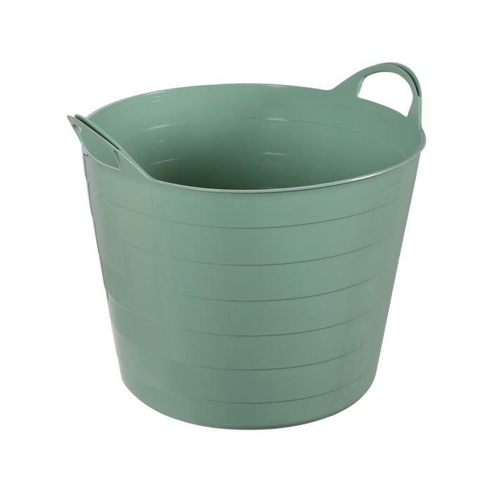 Ezy Storage 26L Assorted Colour Round Flexi Storage Tubs