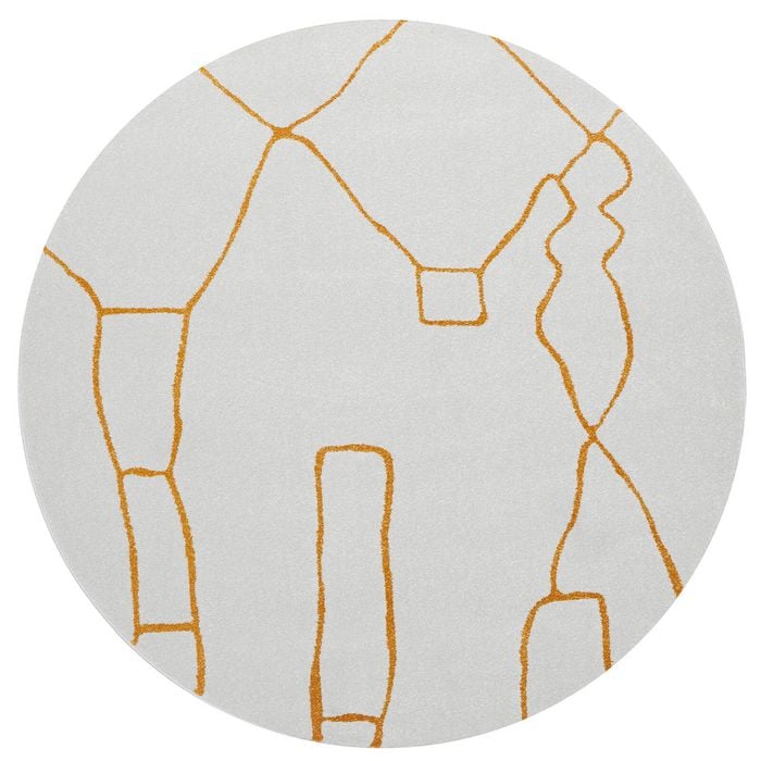 Harley Amy Off White 240x240cm - Large Round Pet Friendly Indoor Rug