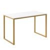 Zinus 119cm Computer Desk Home Office Table Study Desks Wooden - Gold