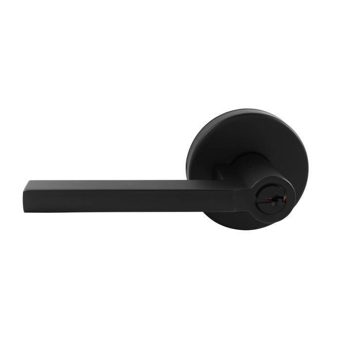 Gainsborough Choice Lianna Entrance Key-in-Lever Set in Matte Black