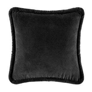 Kas Australia Pascale Filled Cushion Decor Square 50x50cm - Black